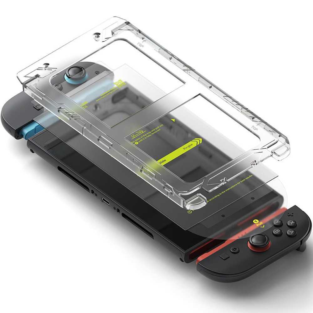 Szkło hartowane na ekran z aplikatorem Ringke Easy Slide 2-Pack do Nintendo Switch 2